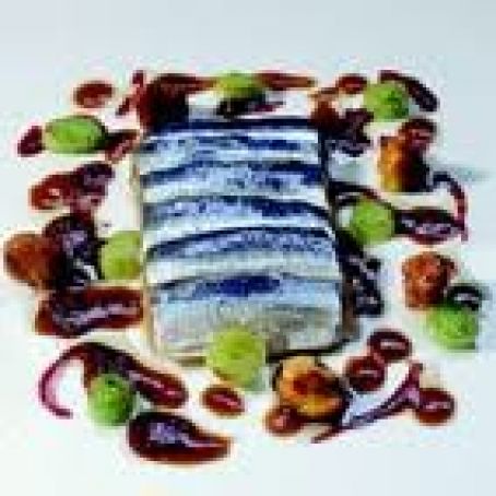 Sardines with Blackcurrant and Eucalyptus
