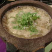 Fresh Cheese in Roasted Tomatillo Salsa