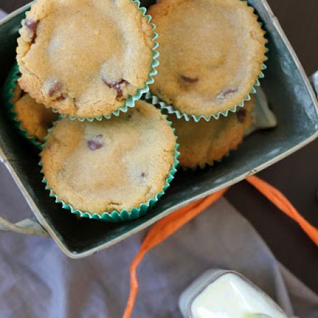 Mars Bar Stuffed Chocolate Chip Cookie Cups
