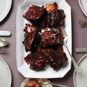 Pomegranate Braised Beef Short Ribs