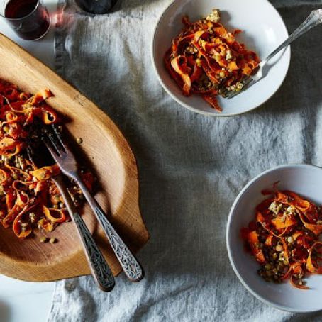 Carrot, Lentil, and Feta Salad