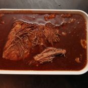 Saucy, Sweet, Spicy Brisket in the Slow Cooker