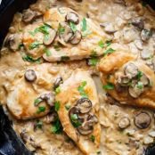 CHICKEN BREAST IN WINE SAUCE