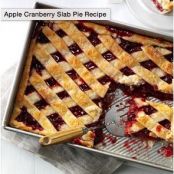 Apple Cranberry Slab Pie Recipe