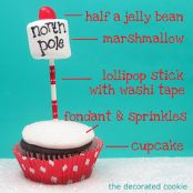 North Pole Cupcakes