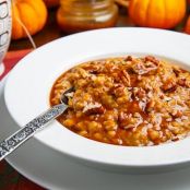 Slow Cooker Pumpkin Pie Steel Cut Oatmeal