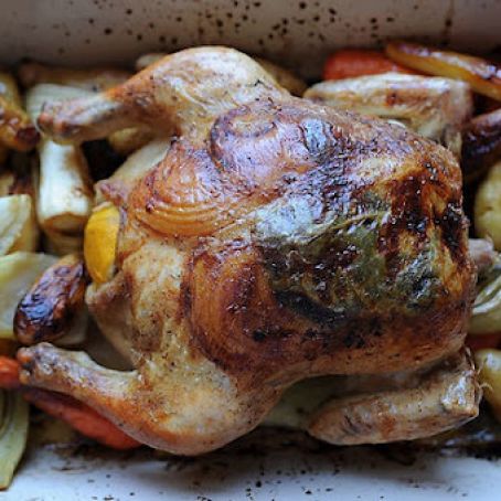 Chicken-Roast w/ Lemon
