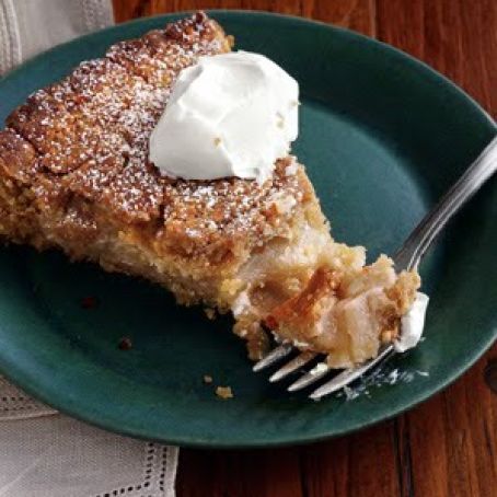 APPLE TORT w/BREADCRUMBS & HAZELNUT