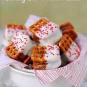 Candy Bar Pretzel Bites Christmas Cookies