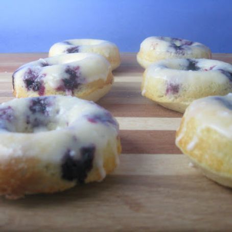 Blueberry-Lemon Cake Donuts