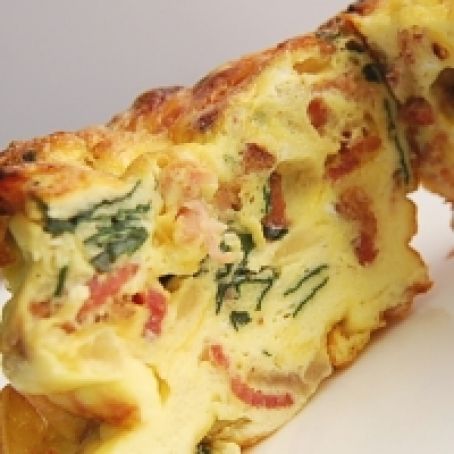 SPINACH, PANCETTA & RICOTTA FRITTAT
