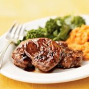 Maple-Balsamic-Glazed Pork Medallions*****