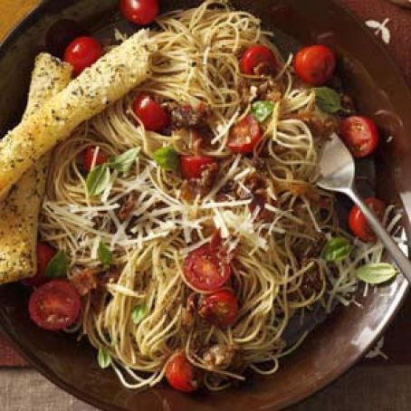 Caramelized Onion & Garlic Pasta Recipe