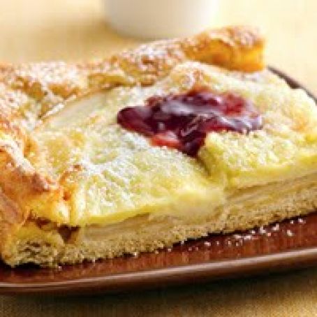 Pear-Havarti Crepe Squares