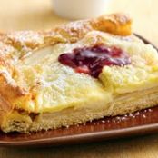 Pear-Havarti Crepe Squares