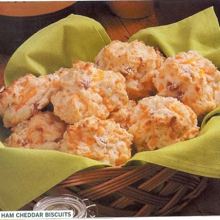 Ham Cheddar Biscuits