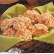 Ham Cheddar Biscuits