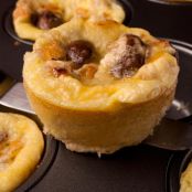 Onion, Mushroom, and Goat Cheese Mini Frittatas