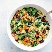 Roasted Sweet Potato Quinoa Salad