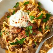 Skillet Beef Stroganoff