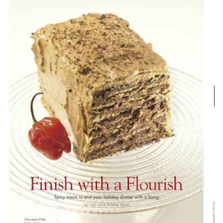 Chocolate Chile Icebox Cake