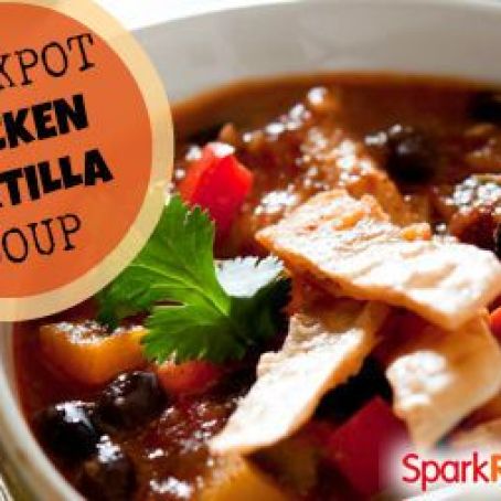 Crockpot Chicken Tortilla Soup
