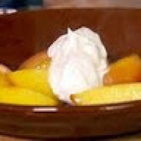 Baked Nectarines with Greek Yogurt and Honey