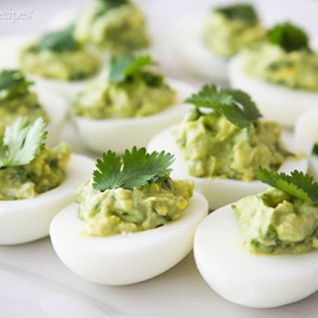Guacamole Deviled Eggs