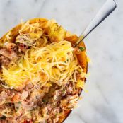 Tomato Meat Sauce Spaghetti Squash