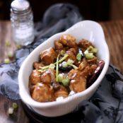 Stir Fried Chicken in Chili, Soy Sauce