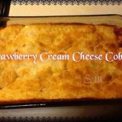 STRAWBERRY CREAM CHEESE COBBLER