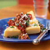Polenta with Bolognese Sauce