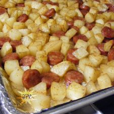 Oven-roasted Potatoes and Sausage