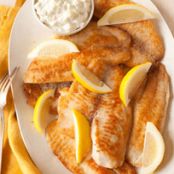 Crispy Fish with our Favorite Sauce