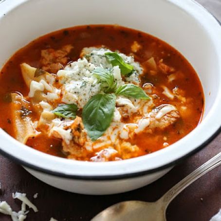 Lasagna Soup - Skinnytaste