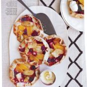 Free-Form Pineapple, Mango and Berry Tarts