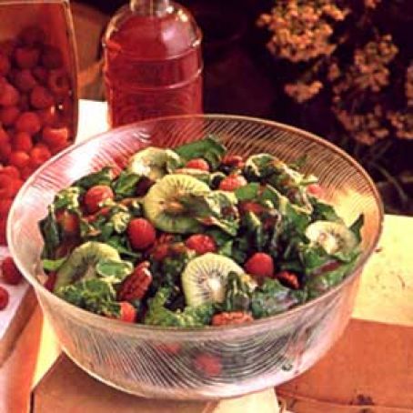 Raspberry Spinach Salad