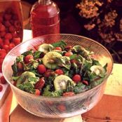 Raspberry Spinach Salad