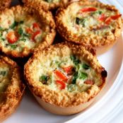 Quiches, Mini  Paleo with Almond Flour Crust