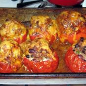 southwestern stuffed tomatoes straight from the farm