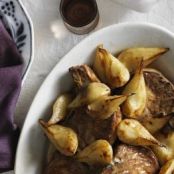 Pan-Seared Pork Chops With Rosemary and Pears