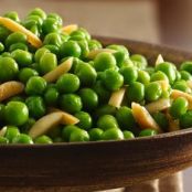 Peas with Butter-Toasted Almonds