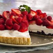 Red, White and Blue-Berry Pie