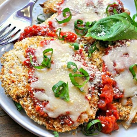 White Bean Chicken Parm-Vegan
