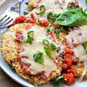 White Bean Chicken Parm-Vegan