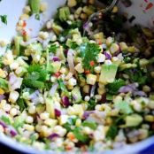Fresh Corn and Avacado Salsa