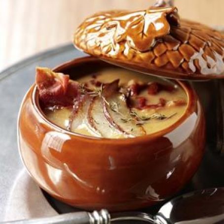 Butternut Squash Soup with Crispy Prosciutto