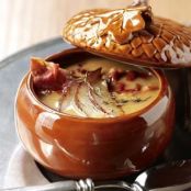 Butternut Squash Soup with Crispy Prosciutto