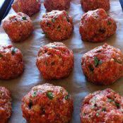 meatballs - baked