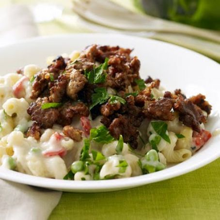 Fancy Manchego Mac with Chorizo